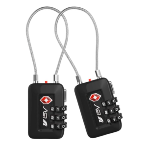 TSA Accepted Luggage Travel Lock (2 Pack)