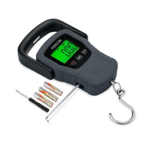 Digital Luggage Scale with Large Hook, AAA Batteries Included