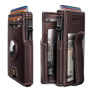 Airtag Wallet for Men with Money Clip