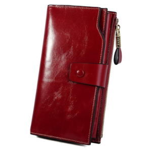 Women's Genuine Leather Wallet with RFID Blocking