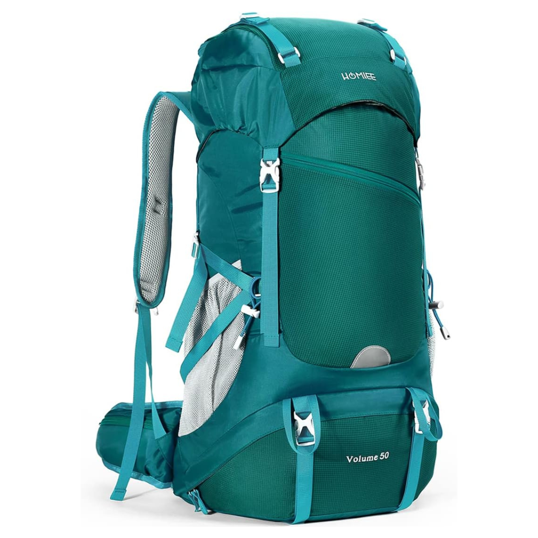 Waterproof Camping 50L Backpack with Rain Cover