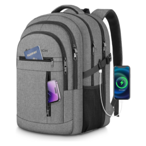 Extra Large Travel 17" Laptop Backpack with TSA-approved Luggage Lock