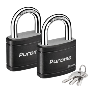2 Pack Keyed Padlock with 3 Keys