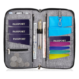 Premium Family Travel Document Organizer Wallet