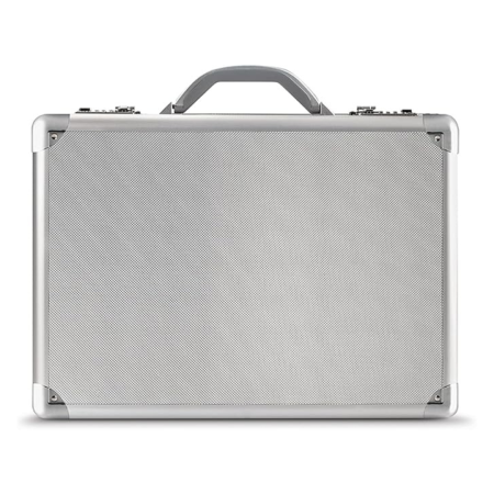 17.3″ Aluminum Attaché Briefcase – Silver