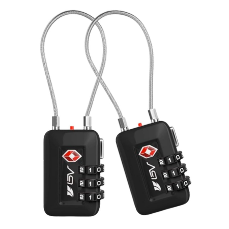 TSA Accepted Luggage Travel Lock (2 Pack)