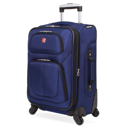 Softside Expandable Luggage, Blue, Carry-On 21-Inch