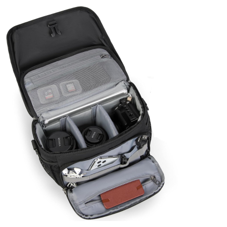 Camera Bag with Tripod Holder & Rain Cover