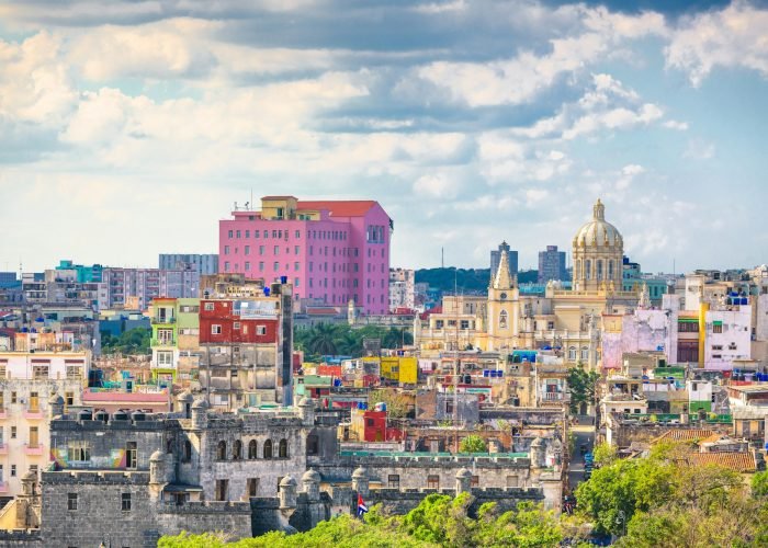 Havana, Cuba downtown skyline.