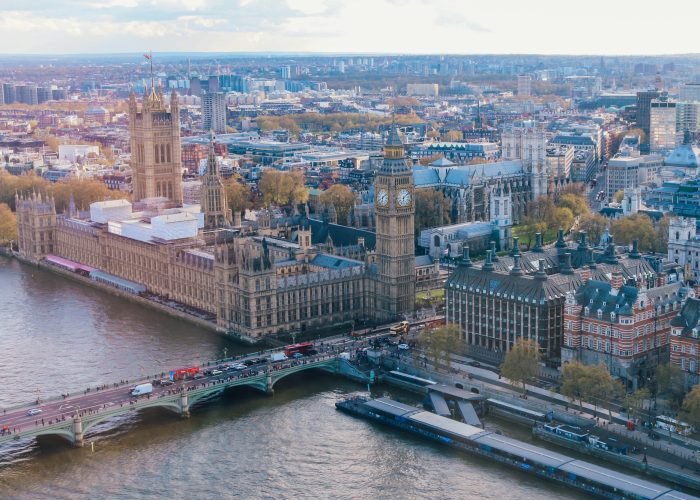 London from above