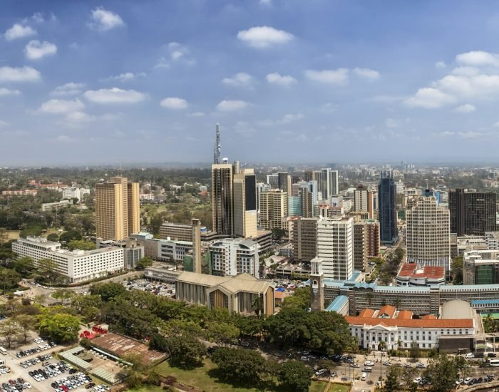 panorama of Nairobi, Kenya