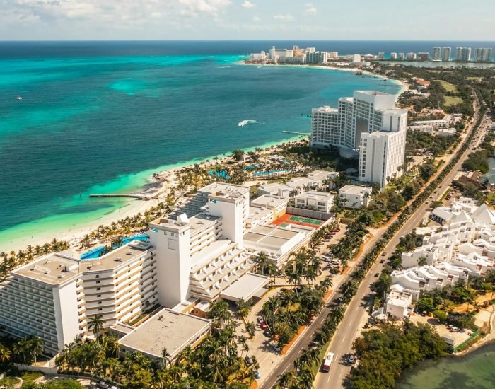 Resort area in Cancun