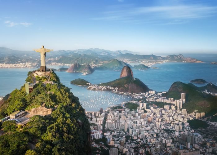 Rio with Corcovado Mountain, Sugarloaf Mountain and Guanabara Bay - Rio de Janeiro, Brazil