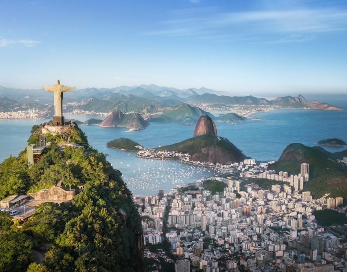 Rio with Corcovado Mountain, Sugarloaf Mountain and Guanabara Bay - Rio de Janeiro, Brazil