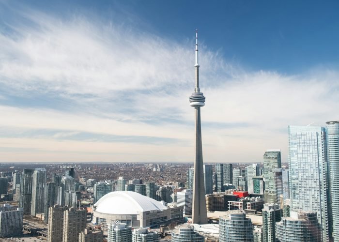 Toronto city skyline, Ontario, Canada