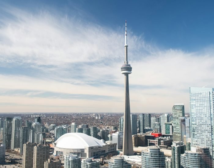 Toronto city skyline, Ontario, Canada